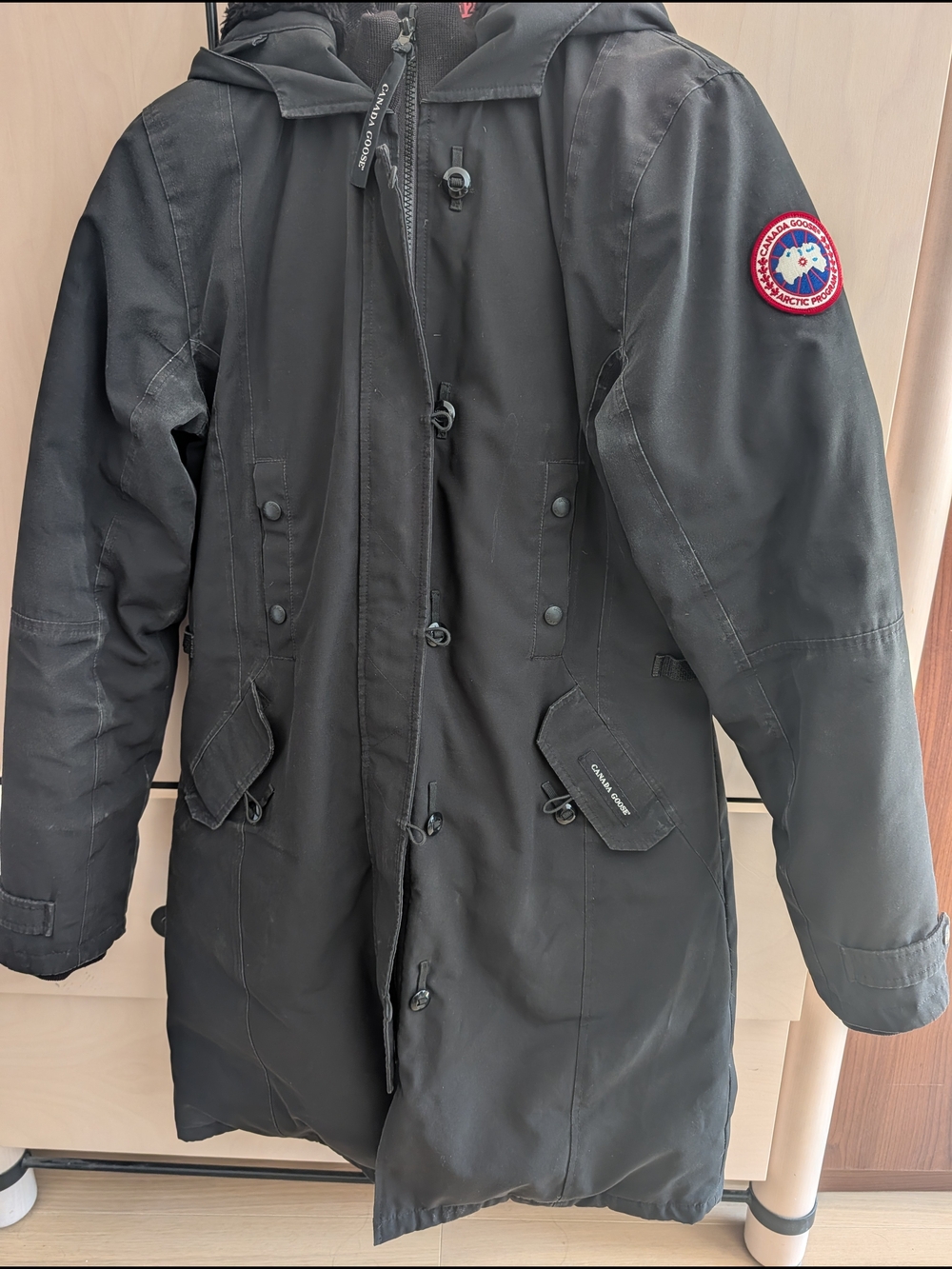 Canada Goose Women's Parka with Hood and Arctic Patch